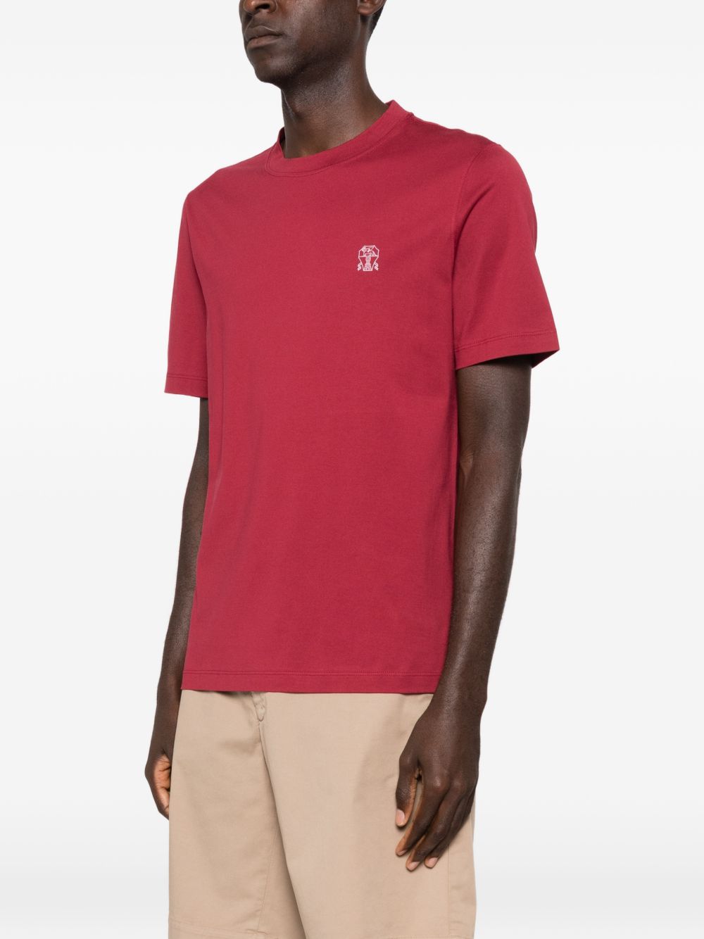 Brunello Cucinelli T-shirts and Polos Red
