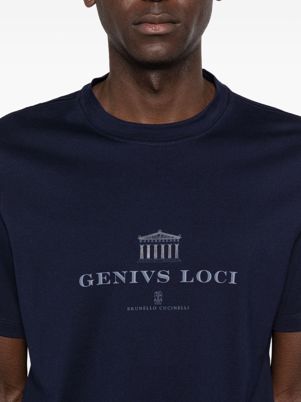 Brunello Cucinelli T-shirts and Polos Blue