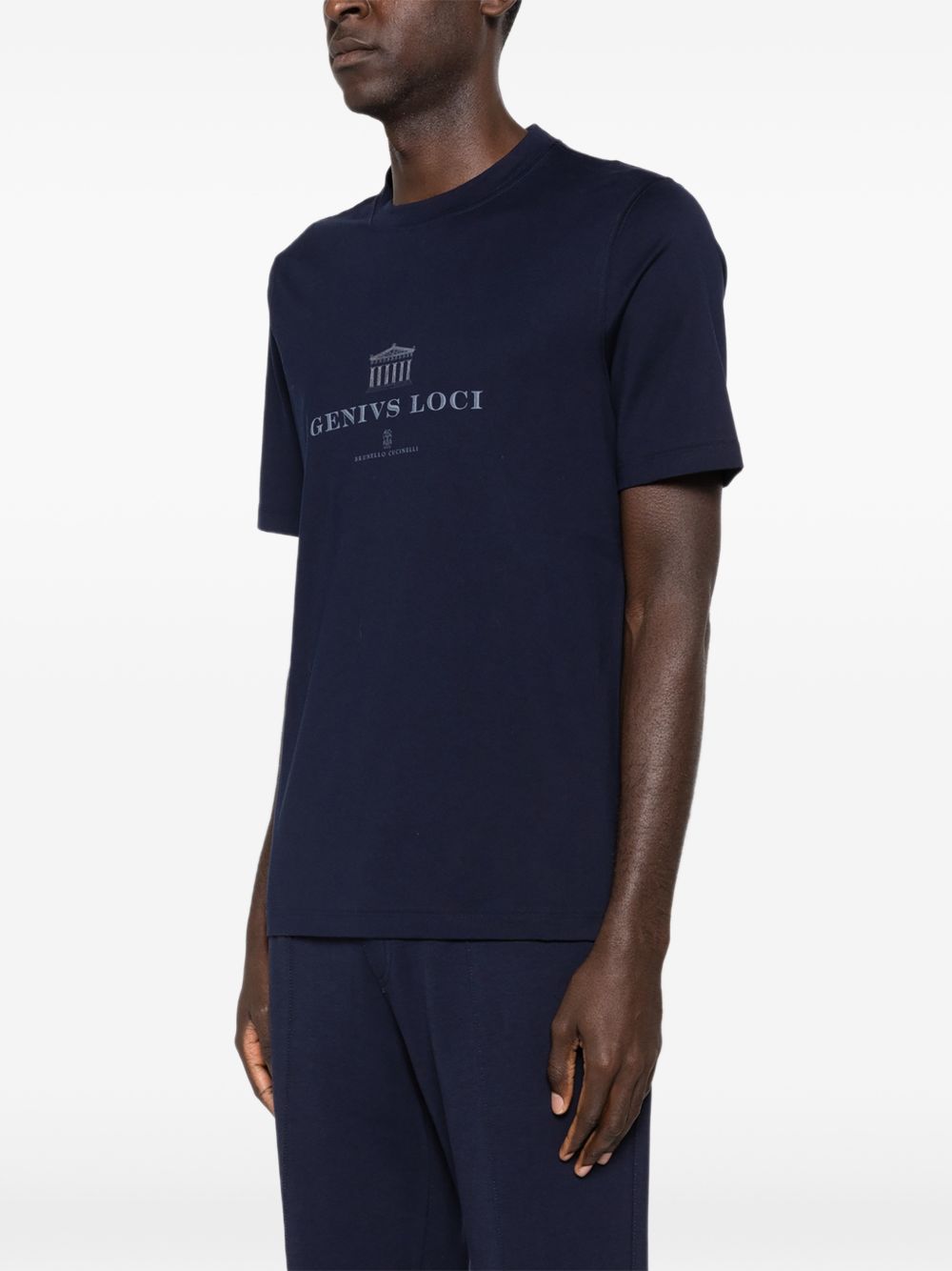 Brunello Cucinelli T-shirts and Polos Blue