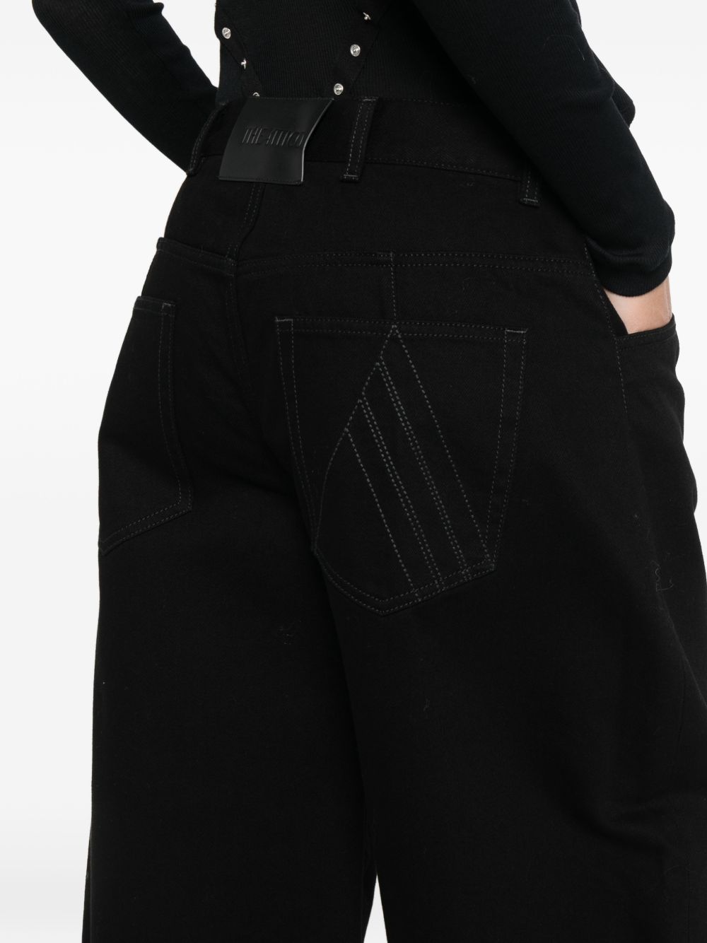 The Attico Denim cotton jeans