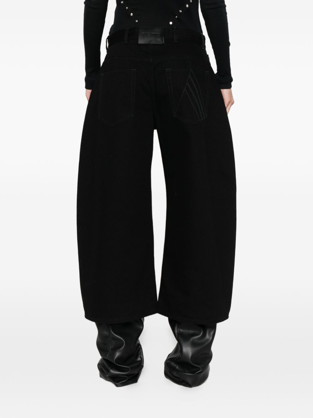 The Attico Denim cotton jeans