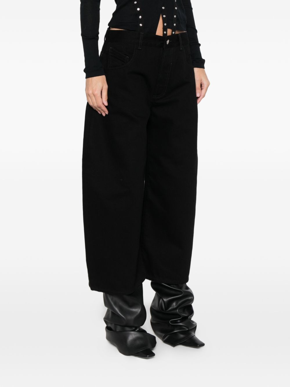The Attico Denim cotton jeans
