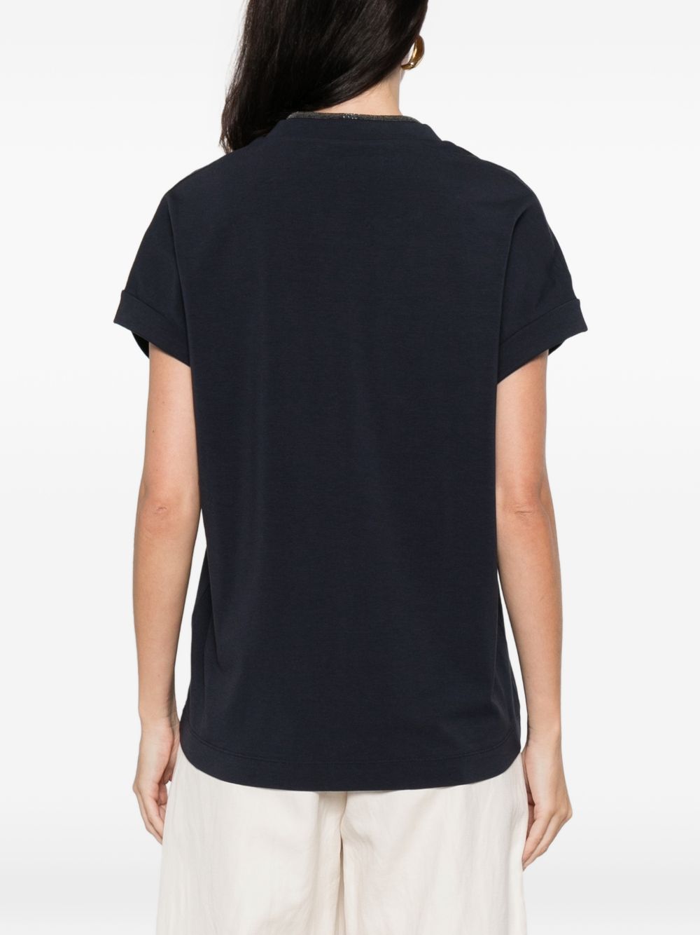 Brunello Cucinelli T-shirts and Polos Blue