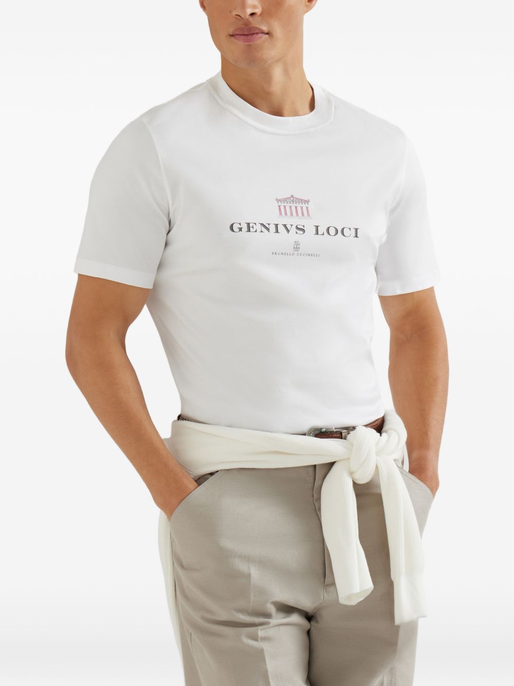 Brunello Cucinelli T-shirts and Polos White