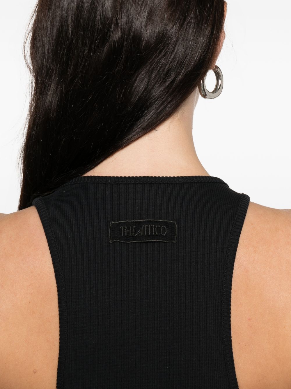 The Attico Feathered mini dress