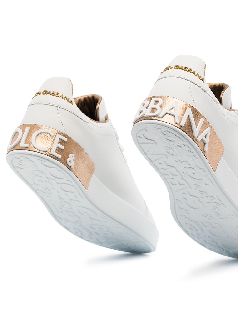 Dolce & Gabbana-Portofino leather sneakers