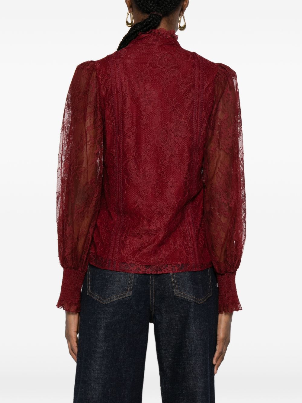 Alice + Olivia Eugenia embroidered blouse