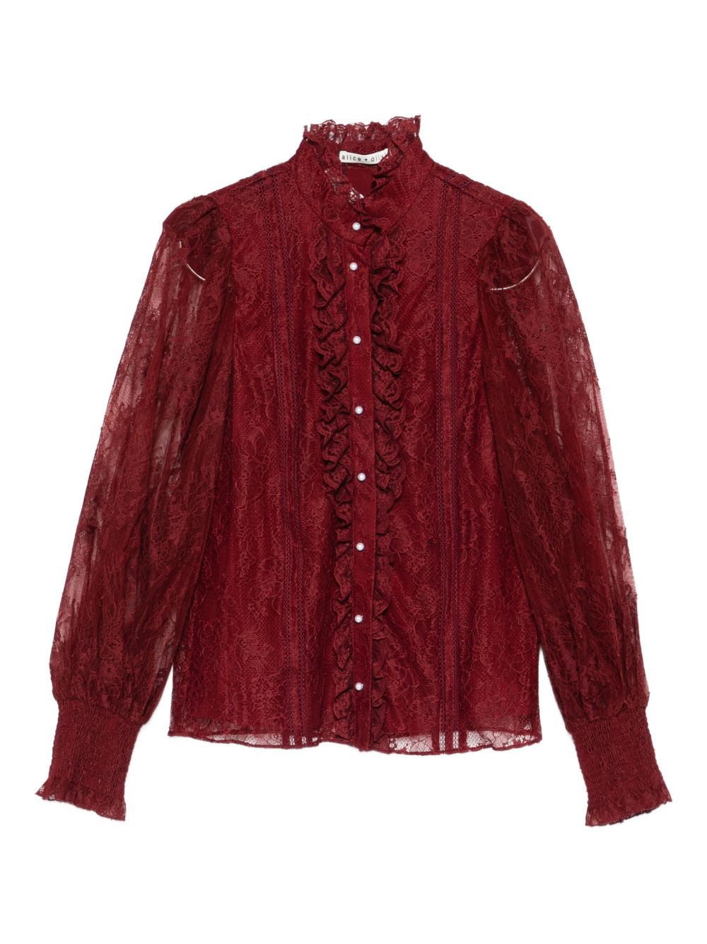 Alice + Olivia Eugenia embroidered blouse