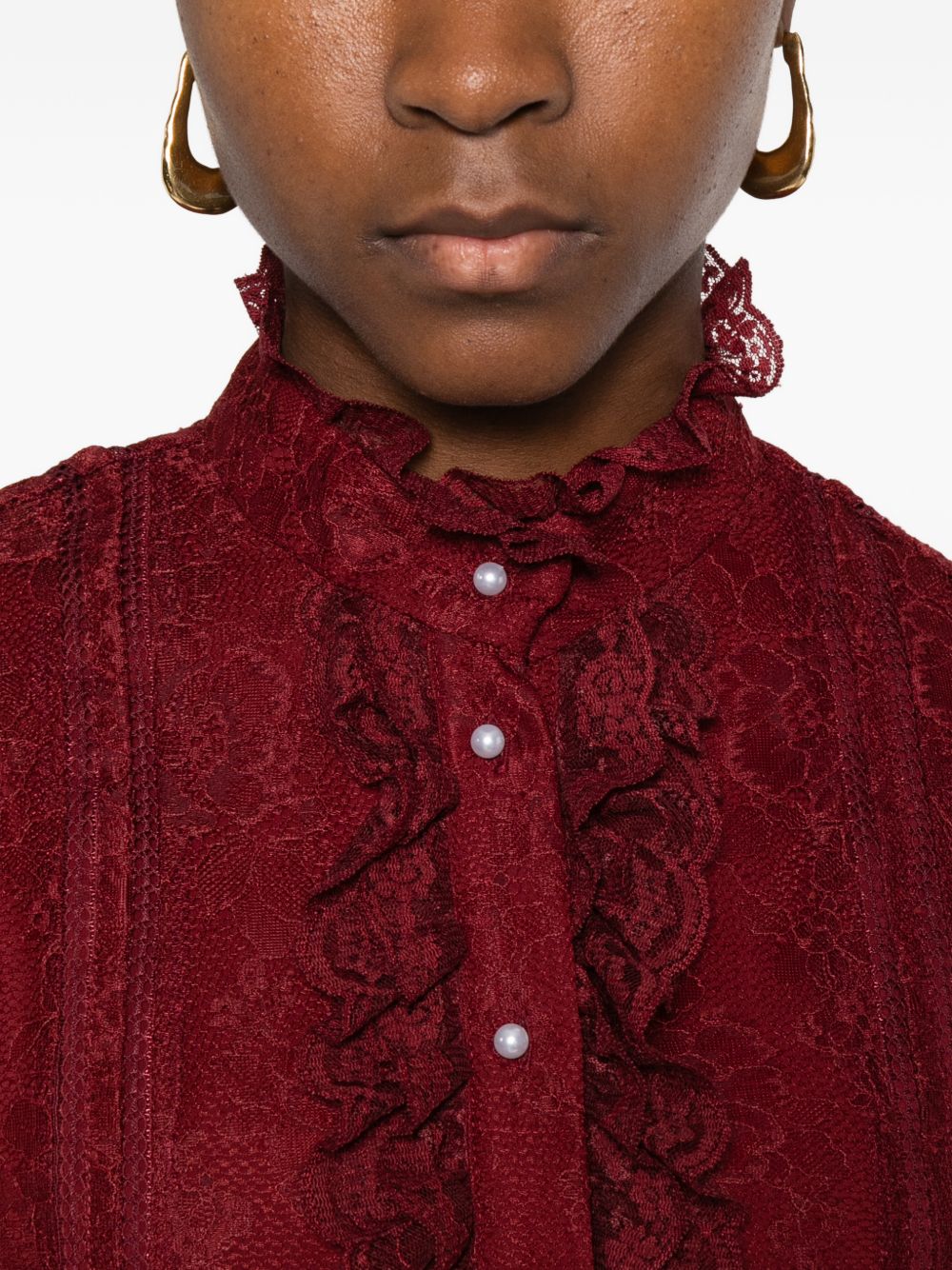 Alice + Olivia Eugenia embroidered blouse