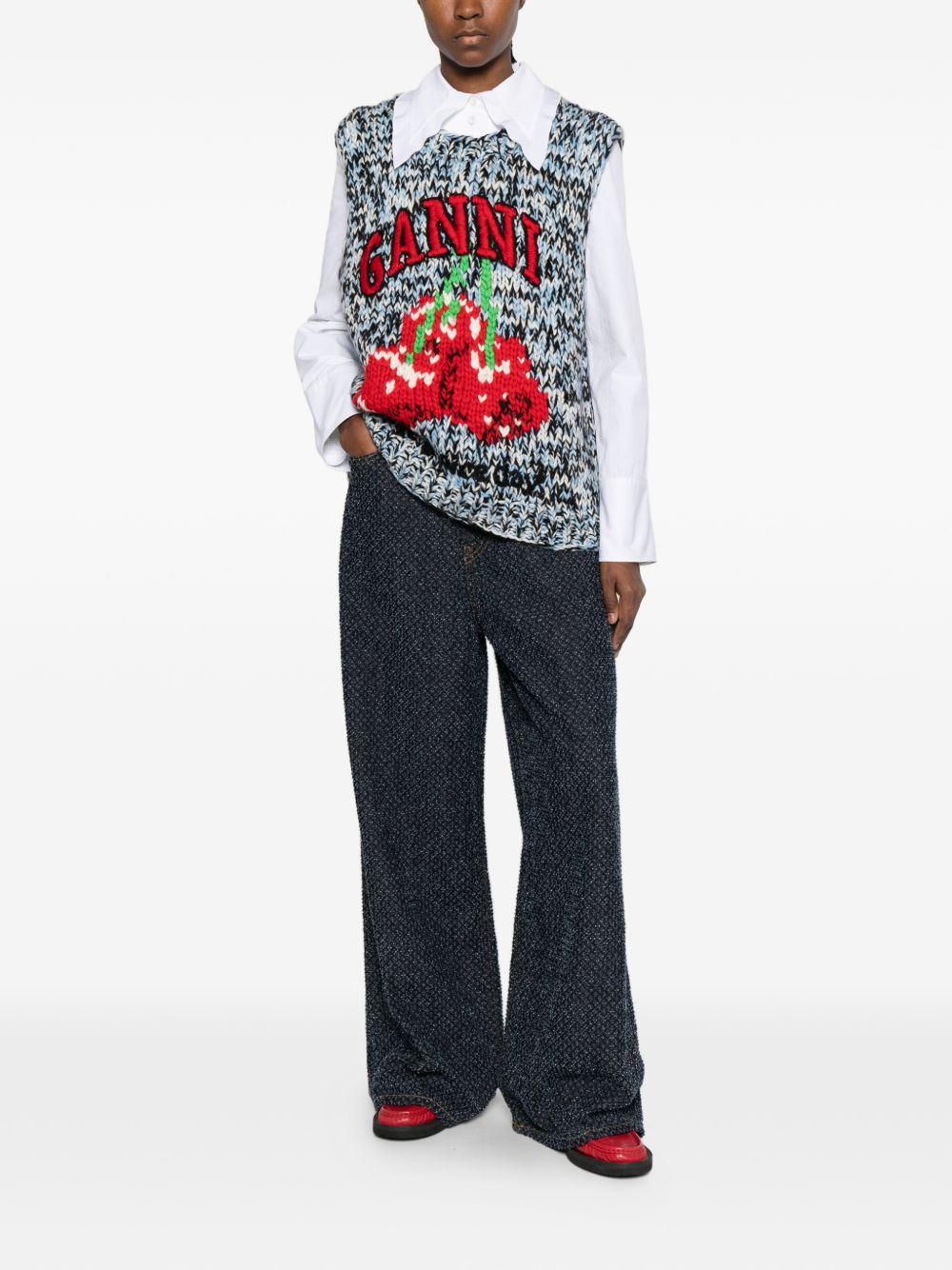 Ganni Wool vest