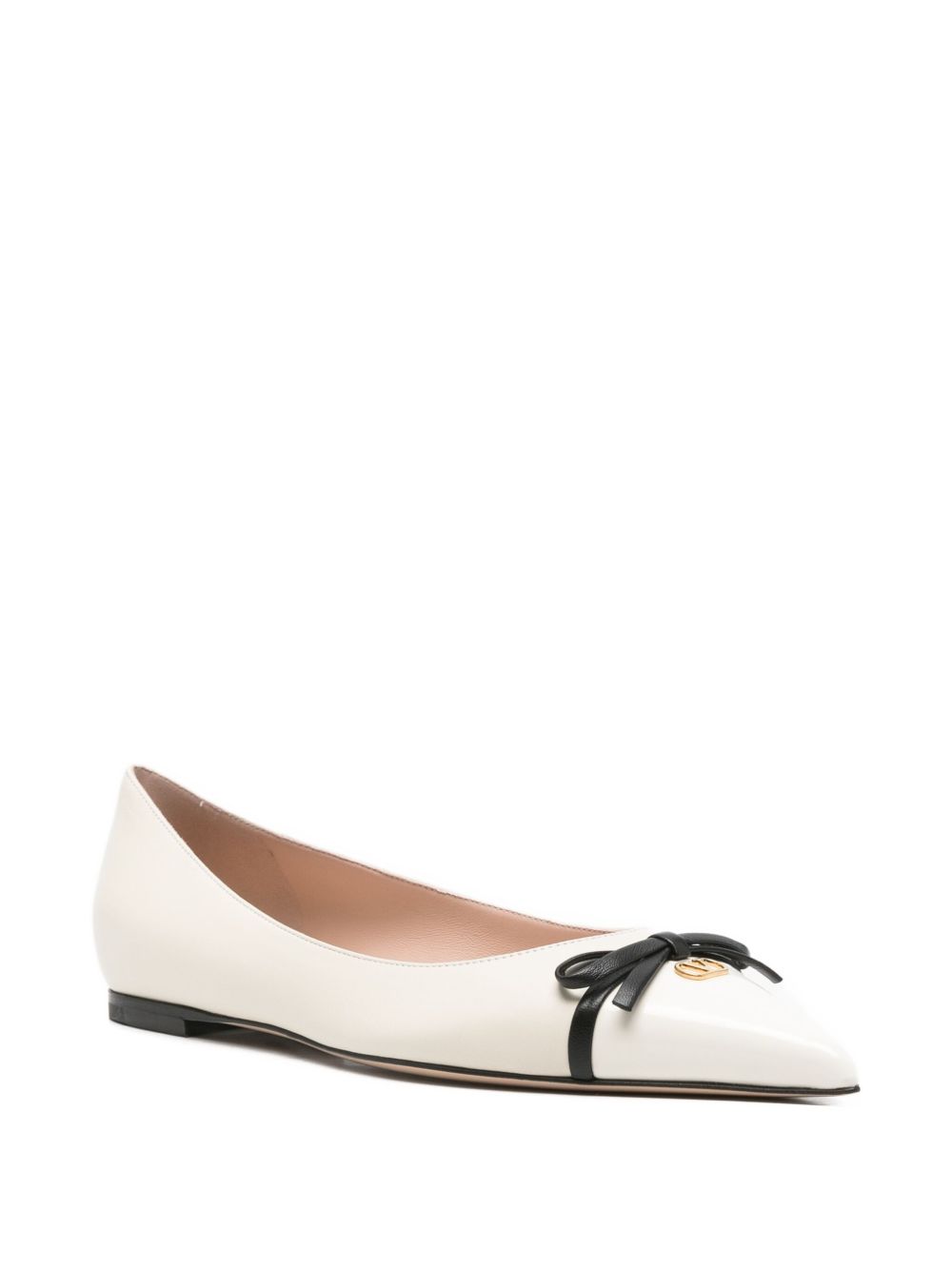 Valentino Garavani Bepointy leather ballet flats