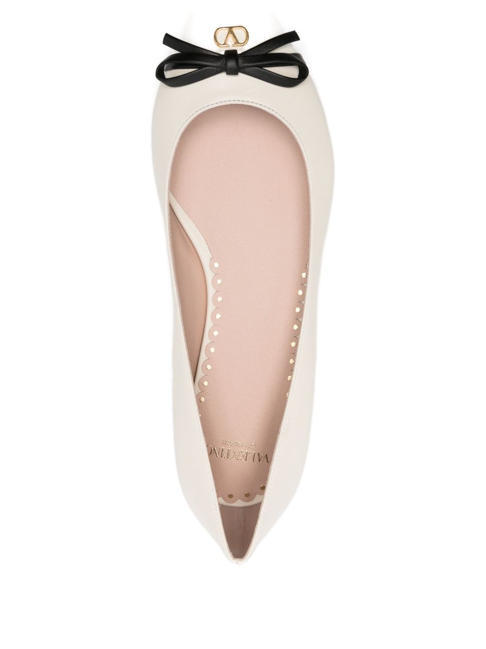 Valentino Garavani Bepointy leather ballet flats