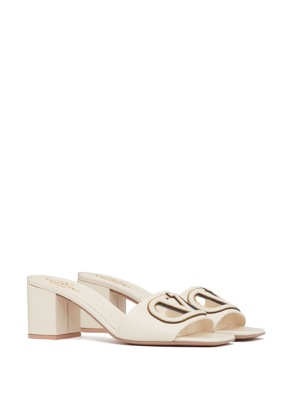 Valentino Garavani V-Logo sandals with 60mm cut-out
