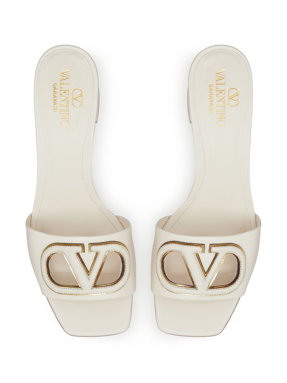 Valentino Garavani V-Logo sandals with 60mm cut-out