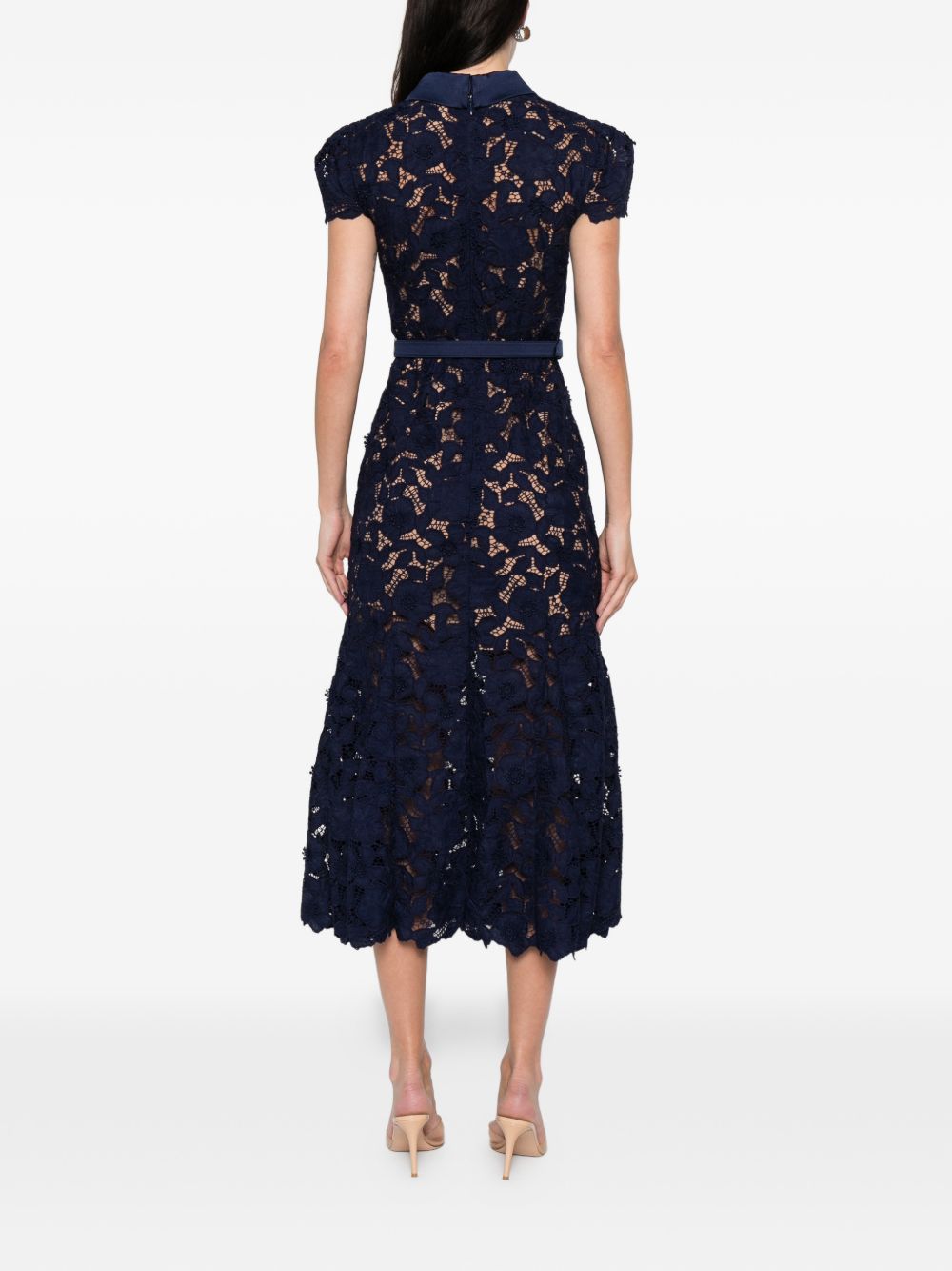Self-Portrait Lace midi dress