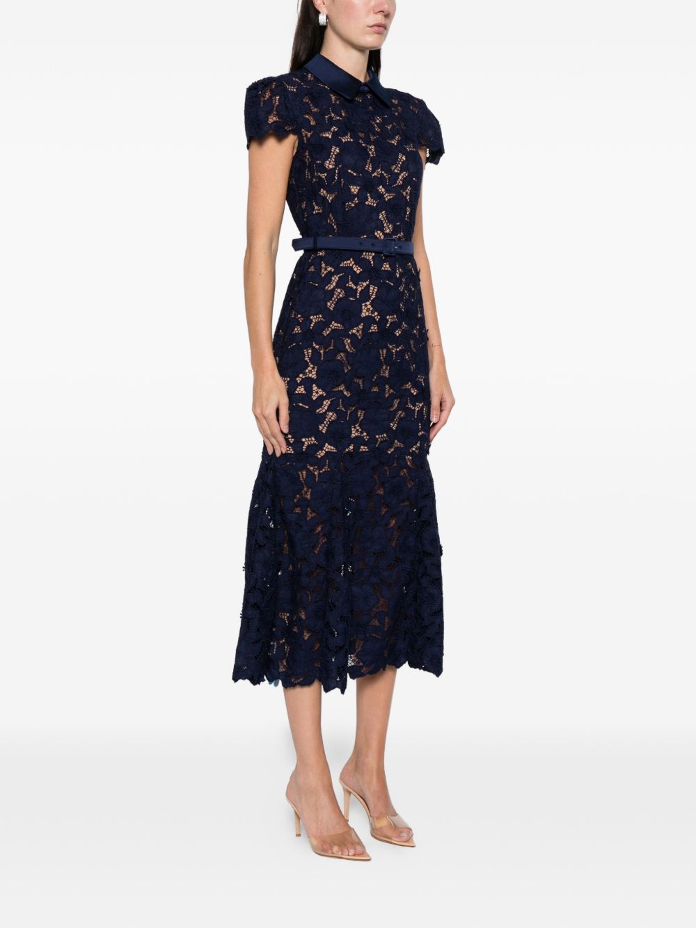 Self-Portrait Lace midi dress