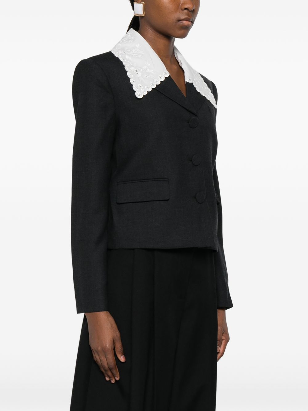 Self-Portrait Wool jacket