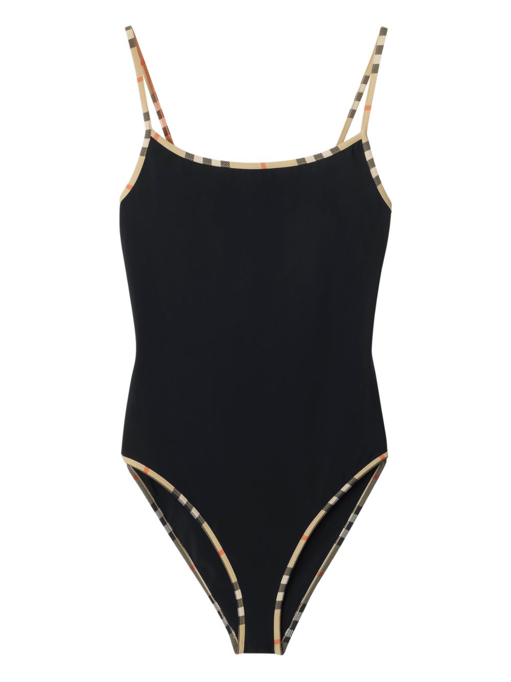 Burberry Check detail swimsuit