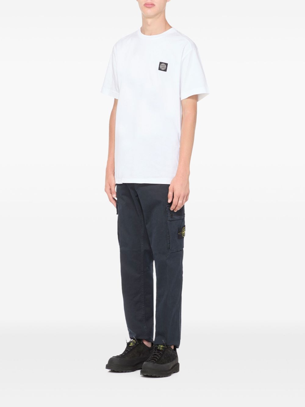 Stone Island Logo cotton t-shirt