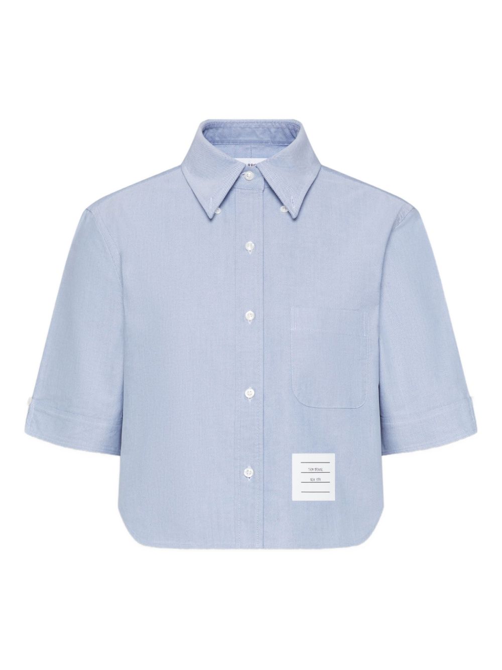 Thom Browne Cotton cropped shirt