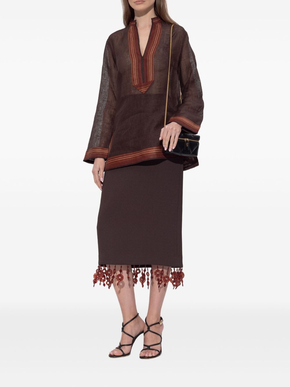 Tory Burch Dresses Brown