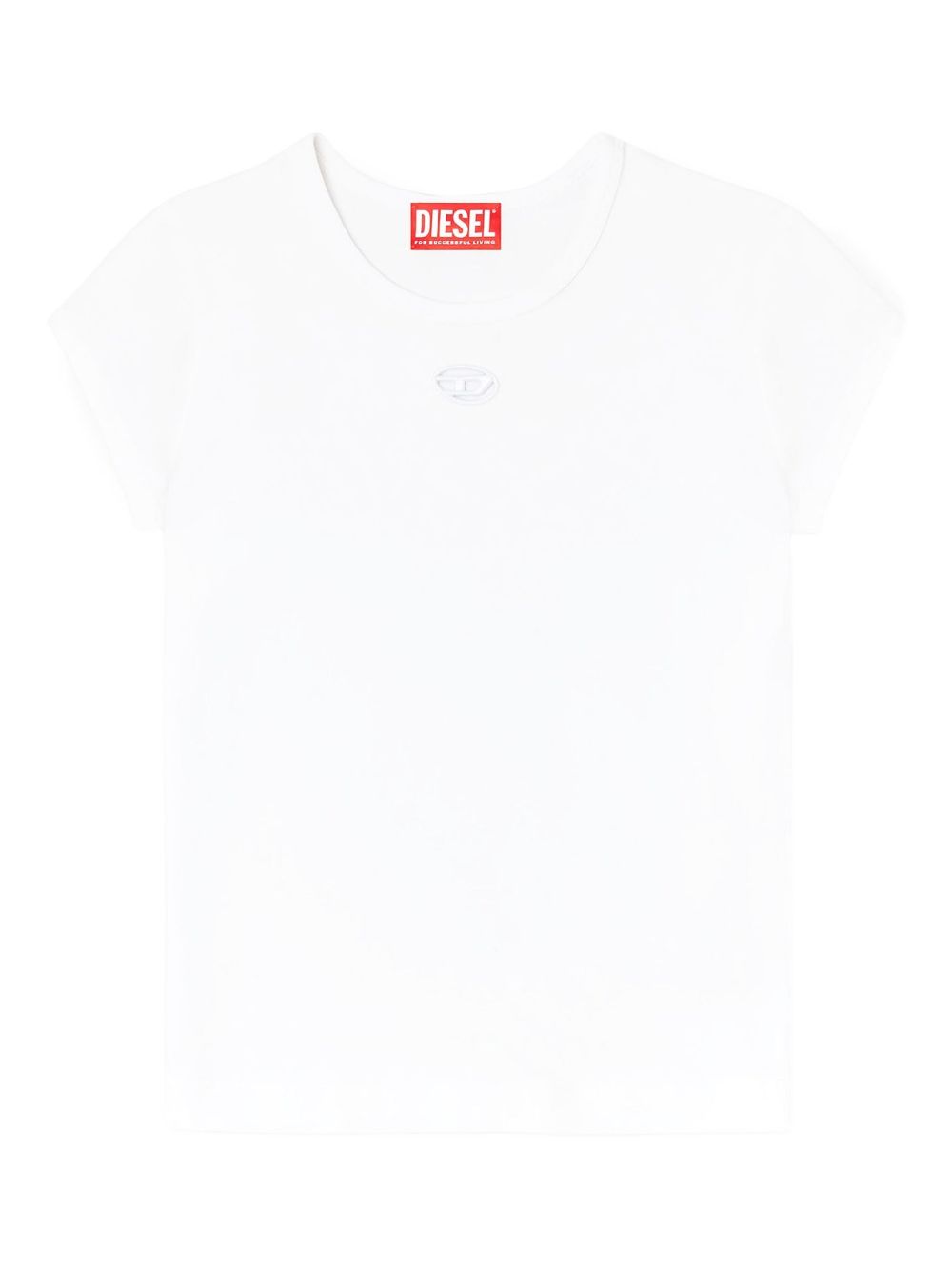 Diesel T-Angie logo-embroidery T-shirt