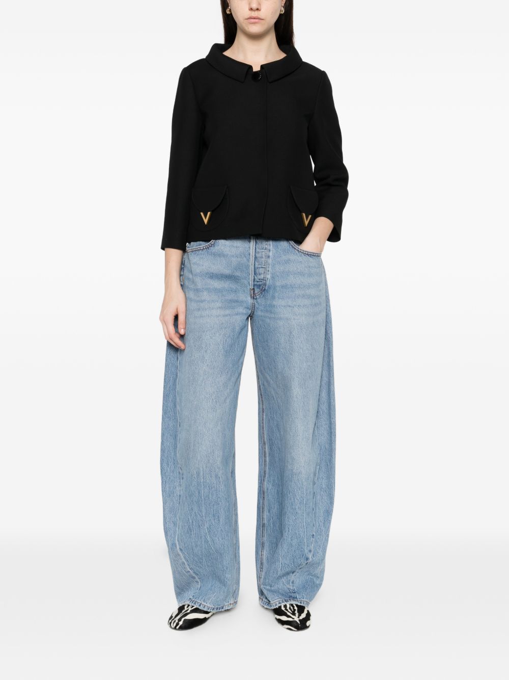 Valentino Jackets Black