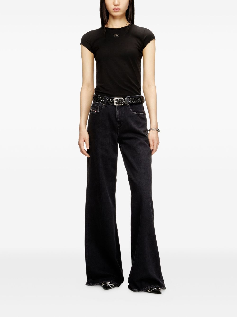 Diesel T-shirts and Polos Black