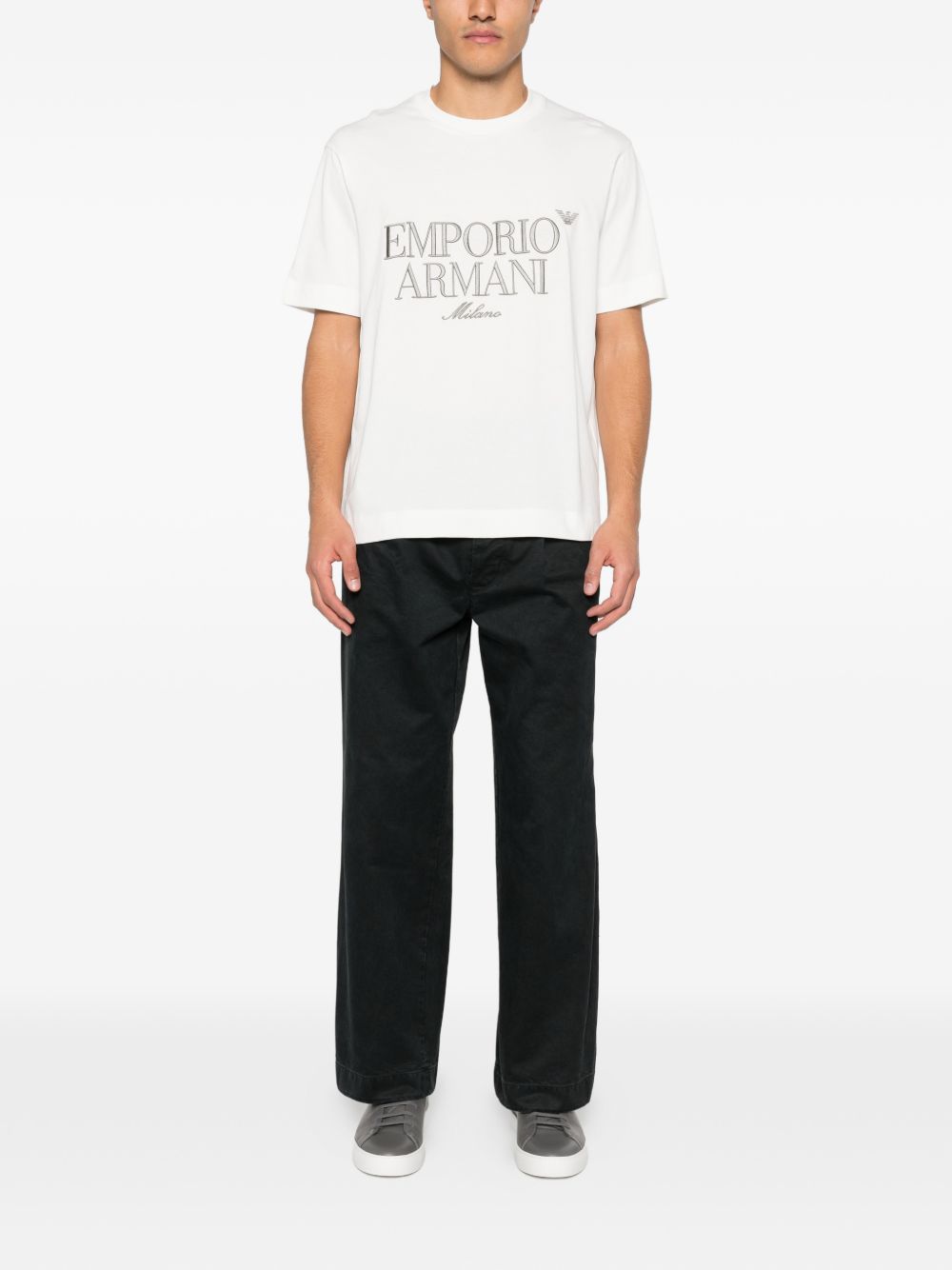 Emporio Armani Logo cotton t-shirt