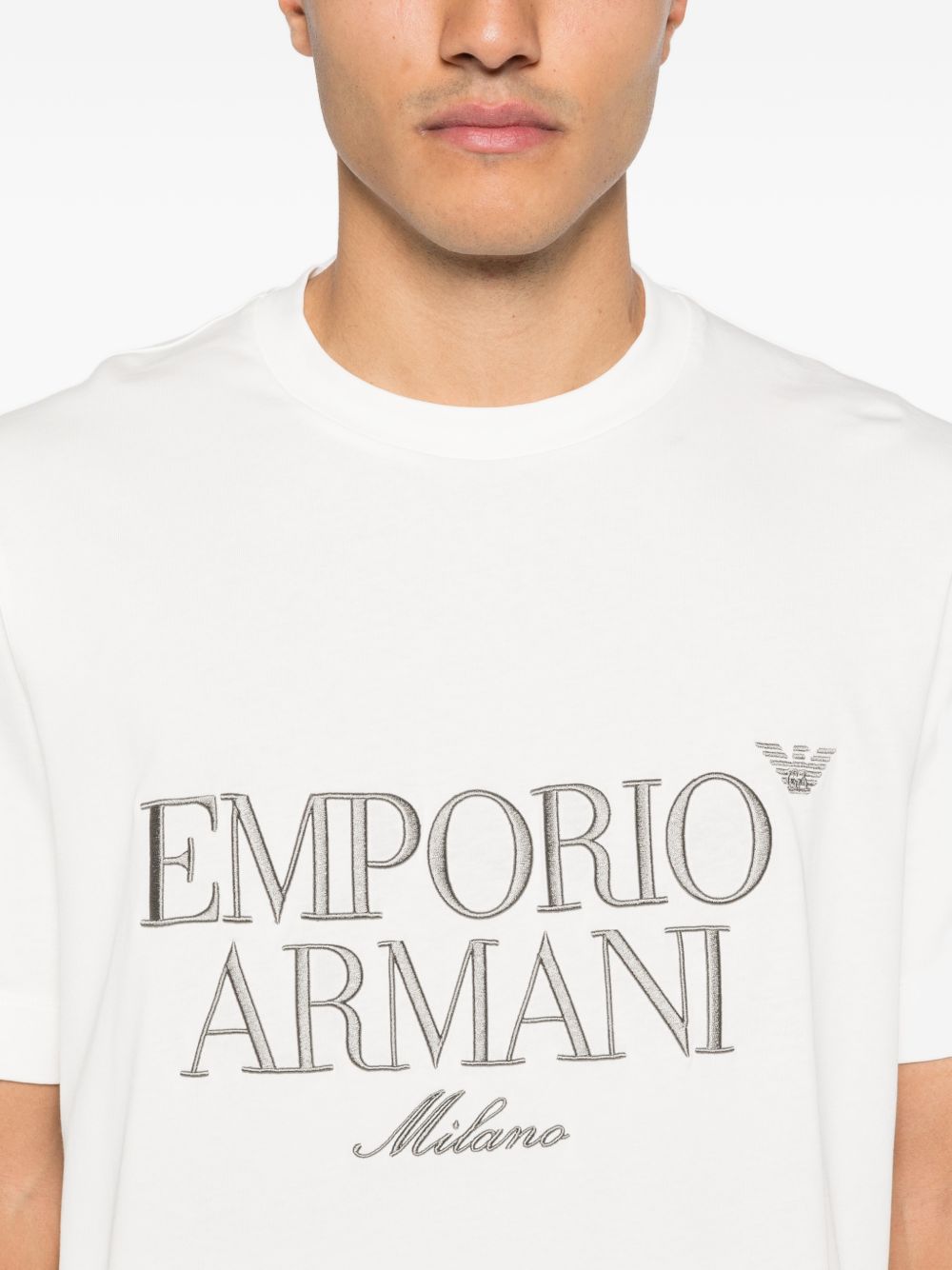 Emporio Armani Logo cotton t-shirt