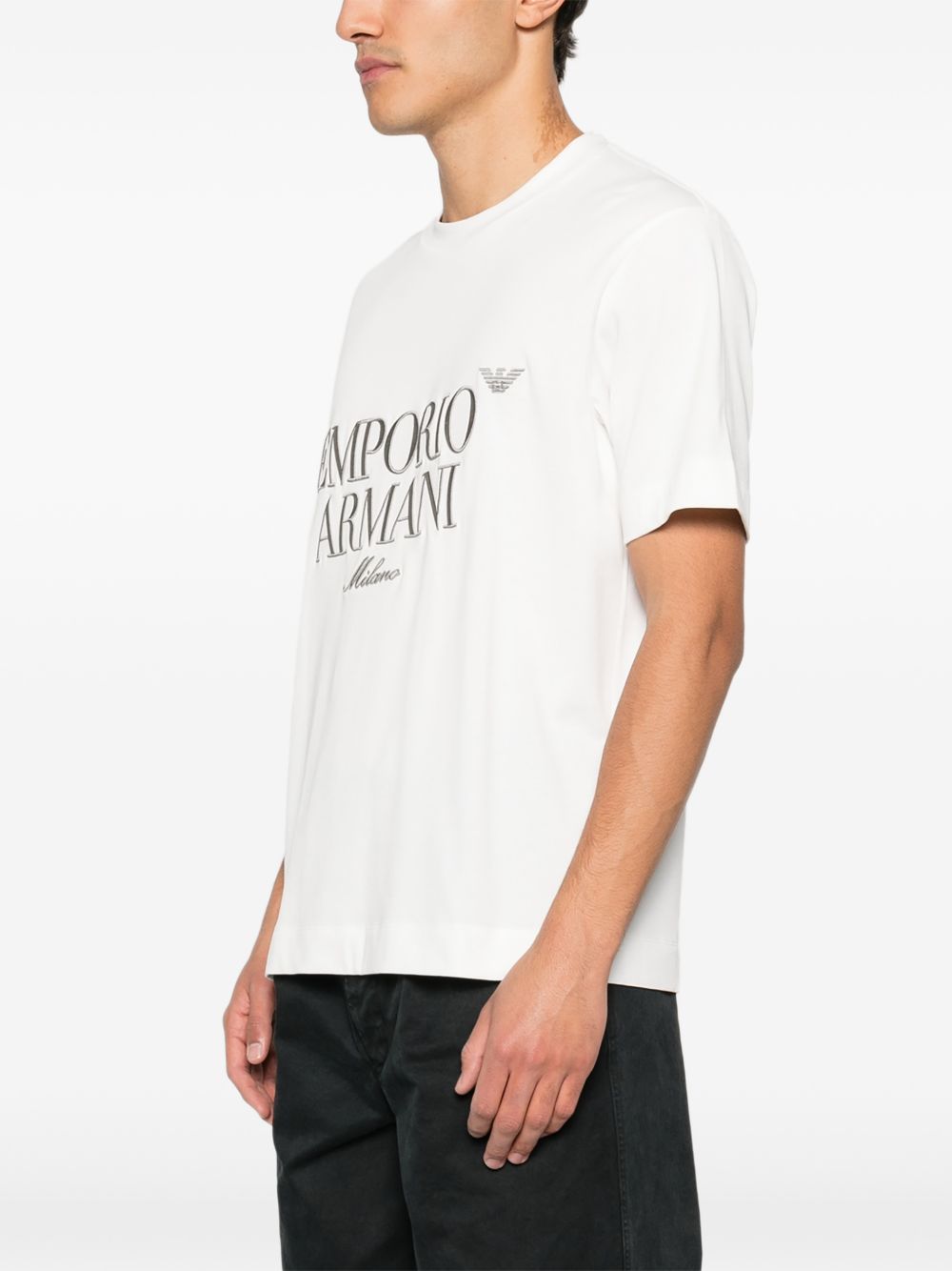 Emporio Armani Logo cotton t-shirt