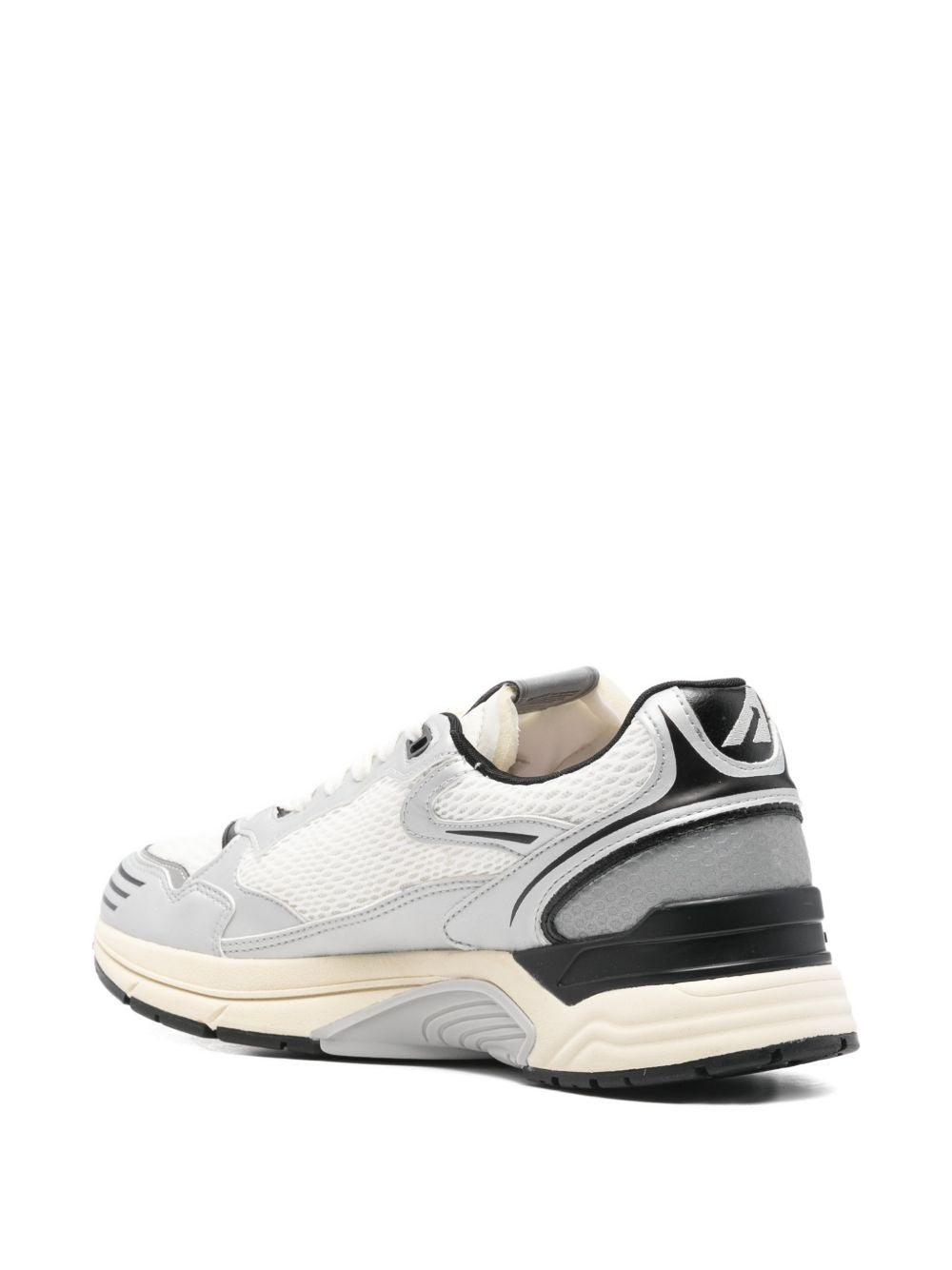 Autry HYPERWAY SNEAKERS IN SYNTHETIC LEATHER AND MESH WHITE