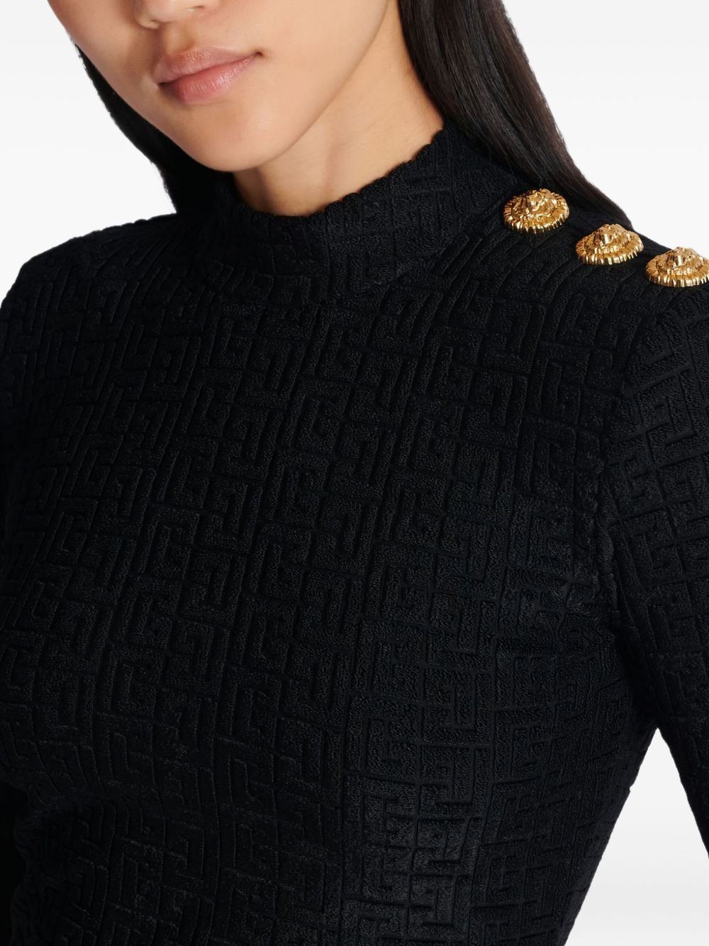Balmain Sweaters Black