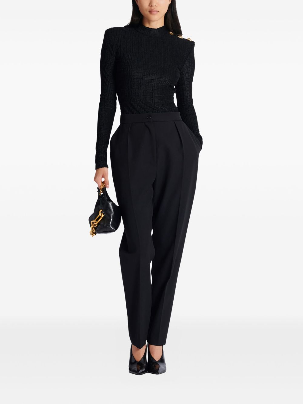 Balmain Sweaters Black