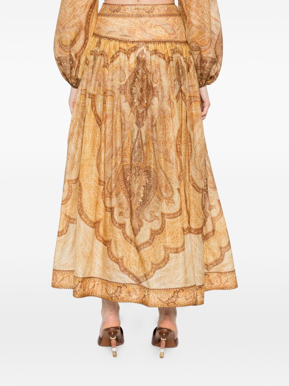 Zimmermann Skirts Beige