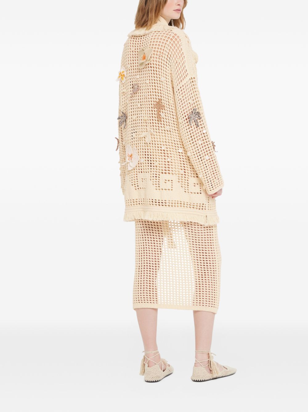Alanui Where The Waves Begins cotton cardigan