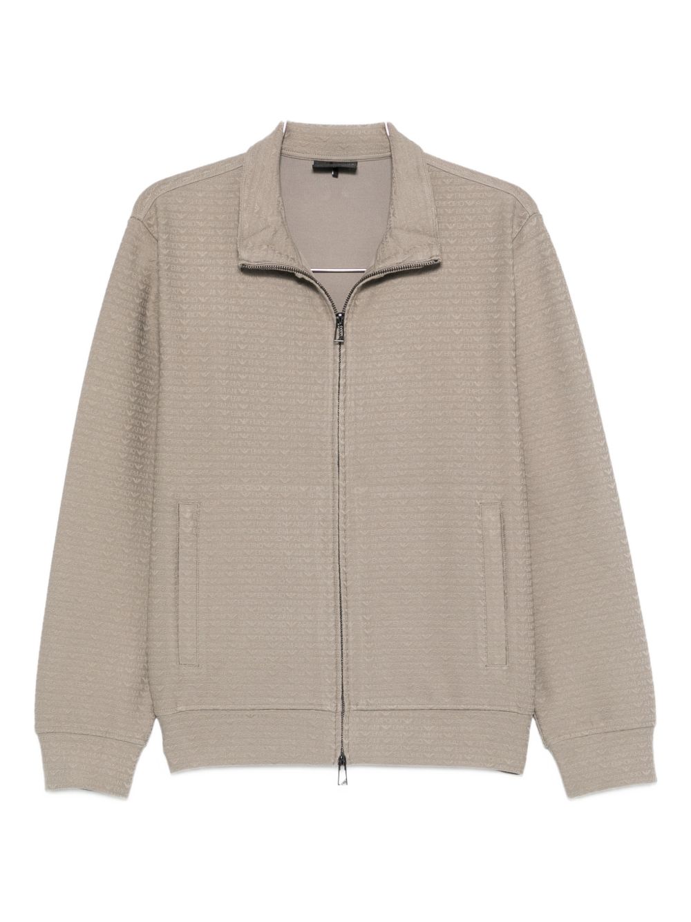 Emporio Armani Cotton blend zipped sweatshirt
