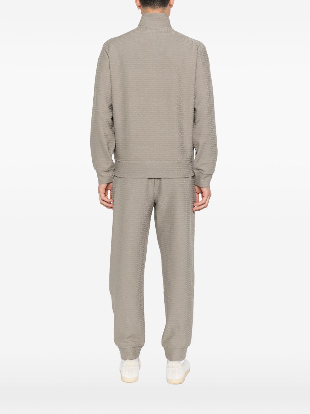 Emporio Armani Cotton blend zipped sweatshirt