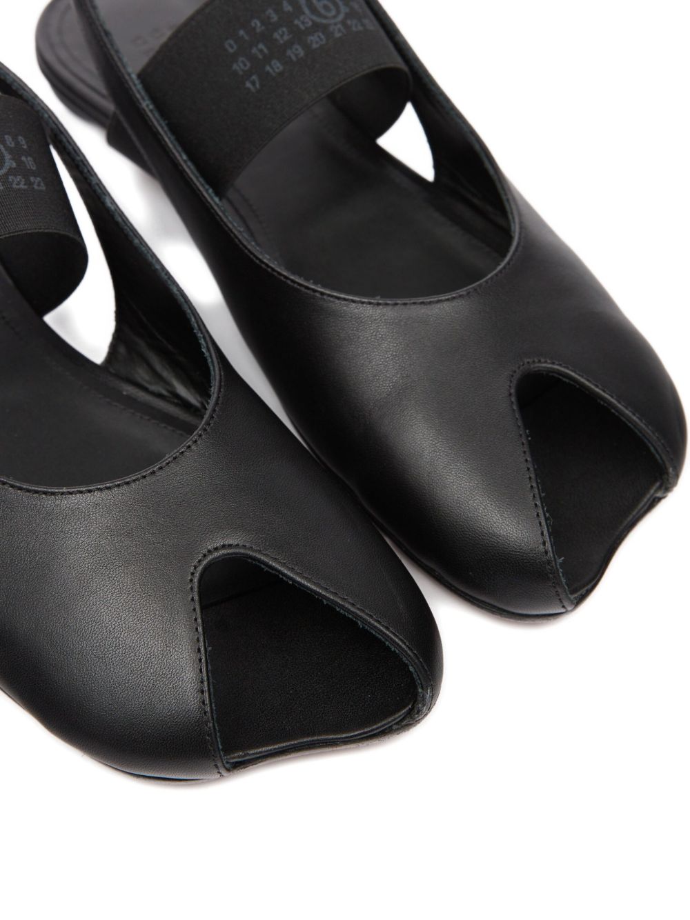MM6 Maison Margiela Anatomic Numeric Slingback