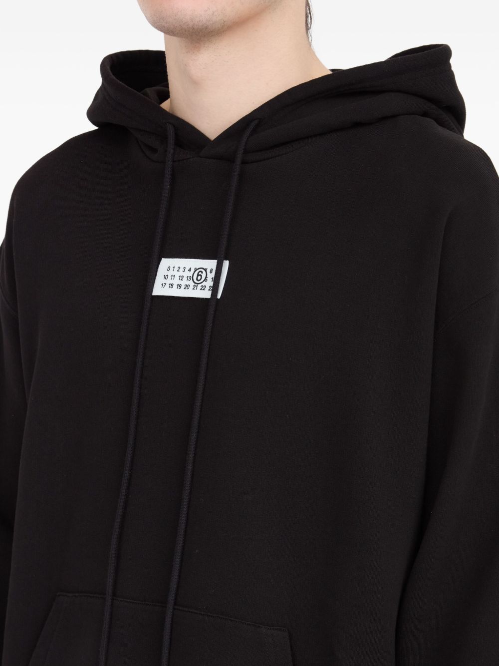 MM6 Maison Margiela Logo cotton hoodie