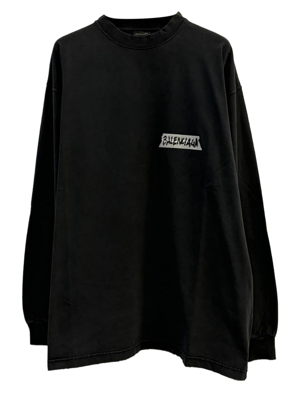 Balenciaga Masking Tape Long Sleeve T-shirt