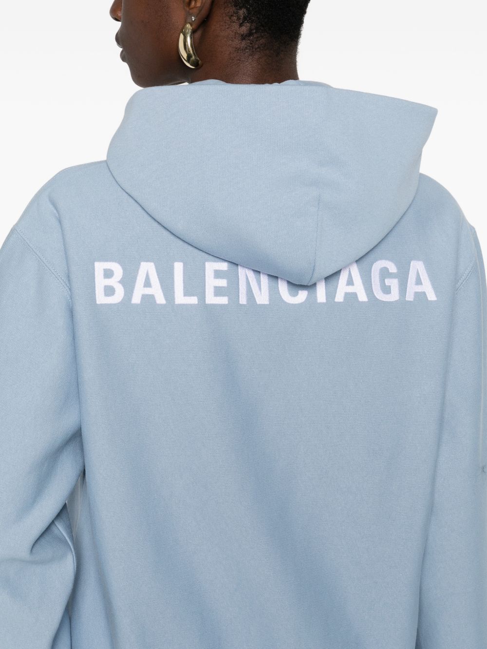 Balenciaga Back Zip-Up Hoodie Regular Fit