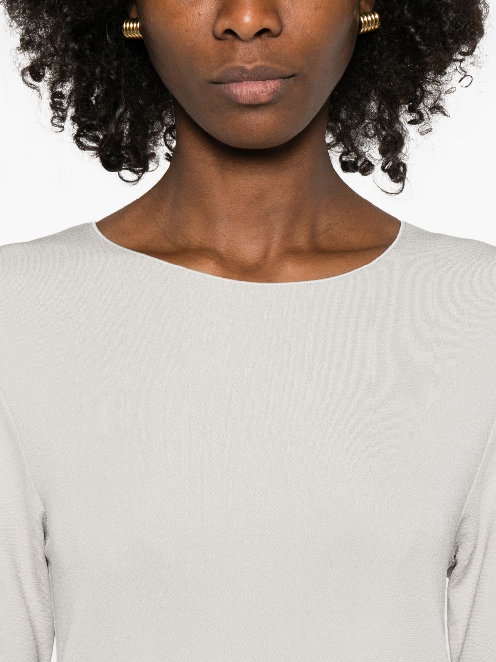 Emporio Armani A-line midi-length Midi dress