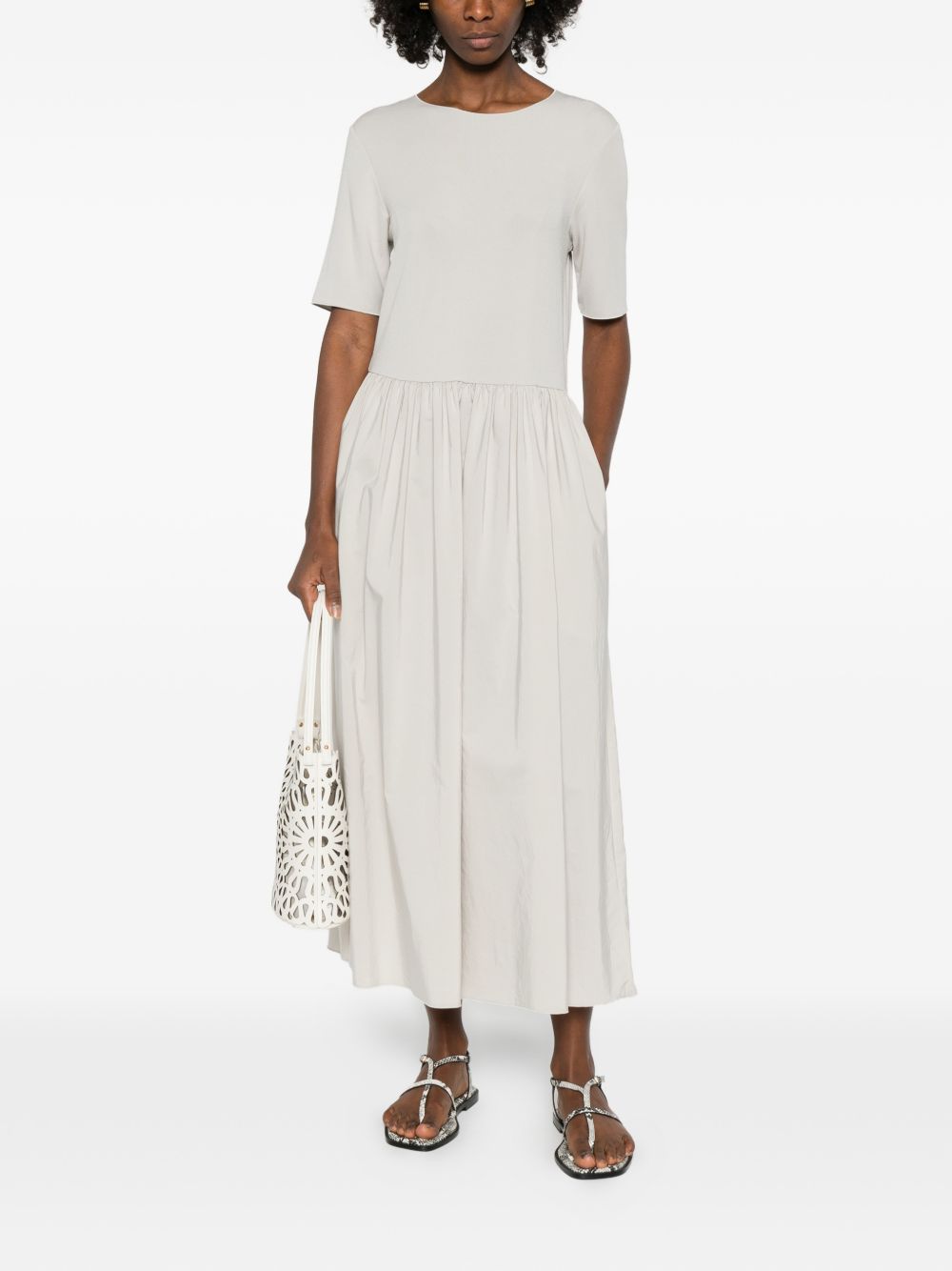 Emporio Armani A-line midi-length Midi dress