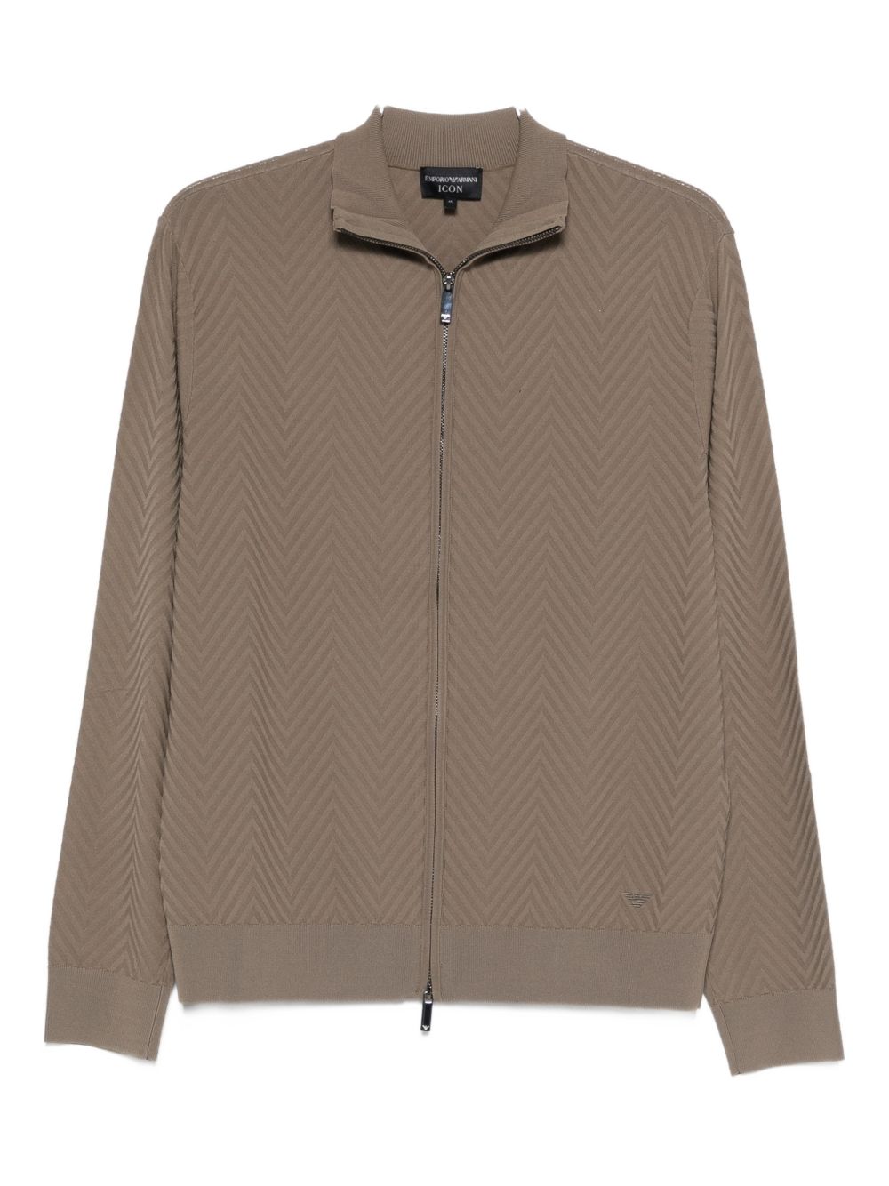 Emporio Armani Chevron cardigan