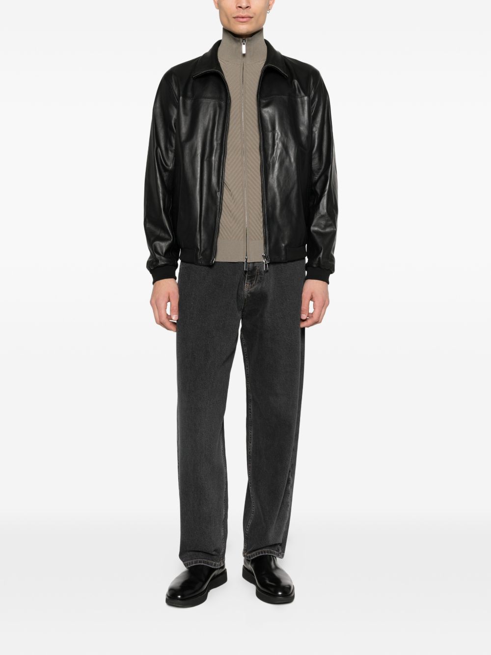 Emporio Armani Chevron cardigan