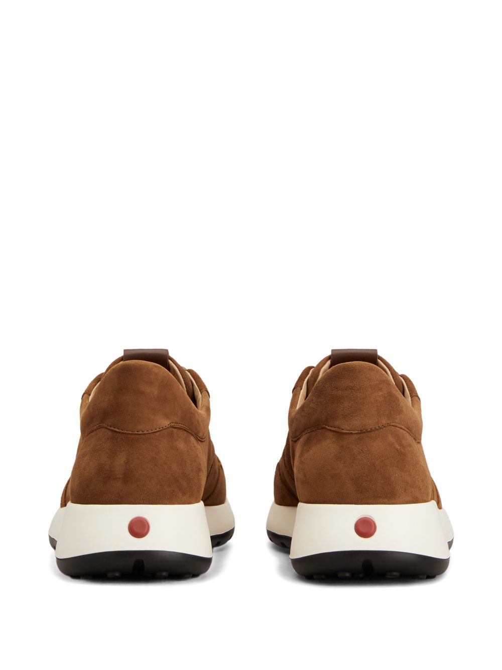 Tod'S Red Dot Pashmy Suede Sneakers