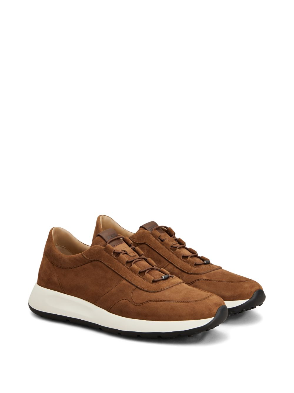 Tod'S Red Dot Pashmy Suede Sneakers