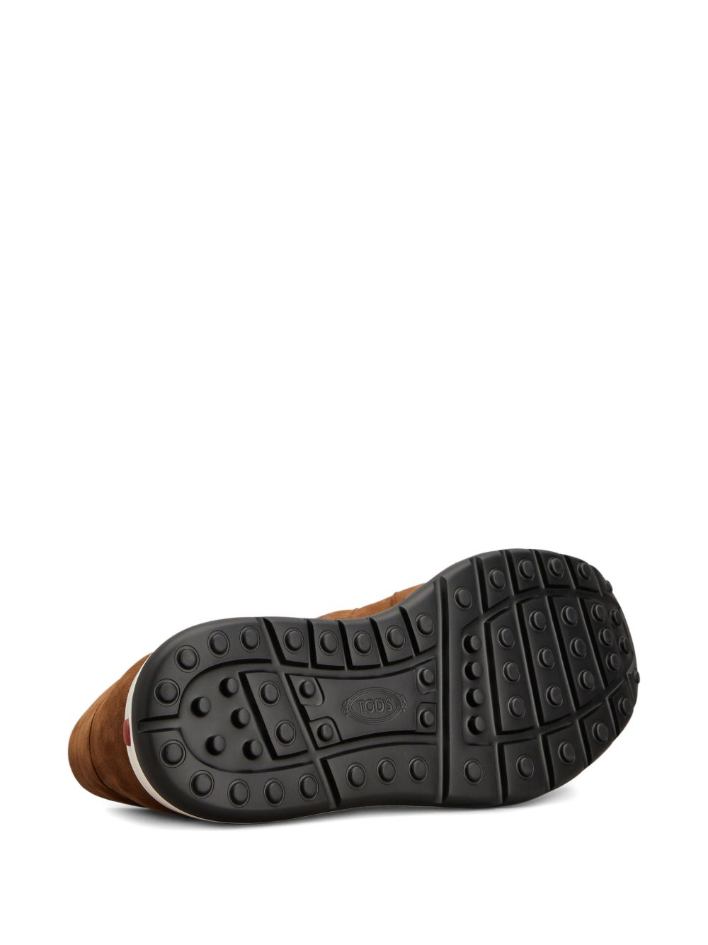 Tod'S Red Dot Pashmy Suede Sneakers