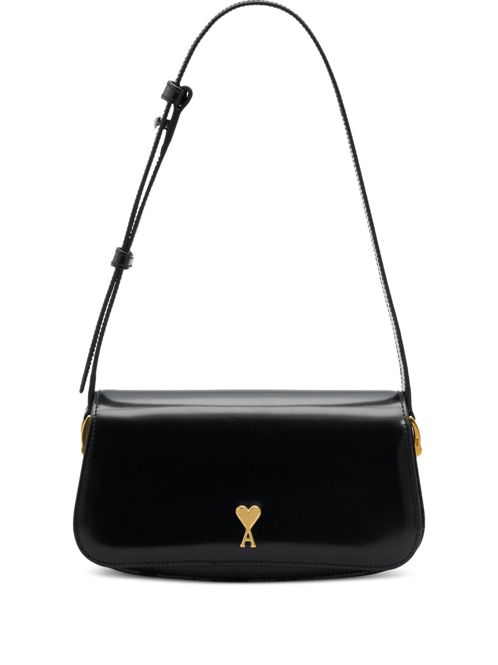 Ami Paris Paris Paris leather shoulder bag